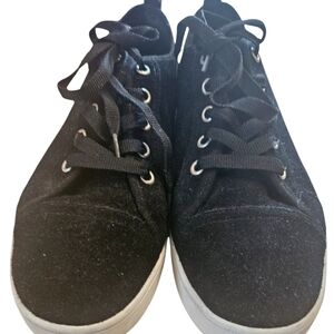 Koolaburra sneakers, black suede-like and stylish. Size 10.5